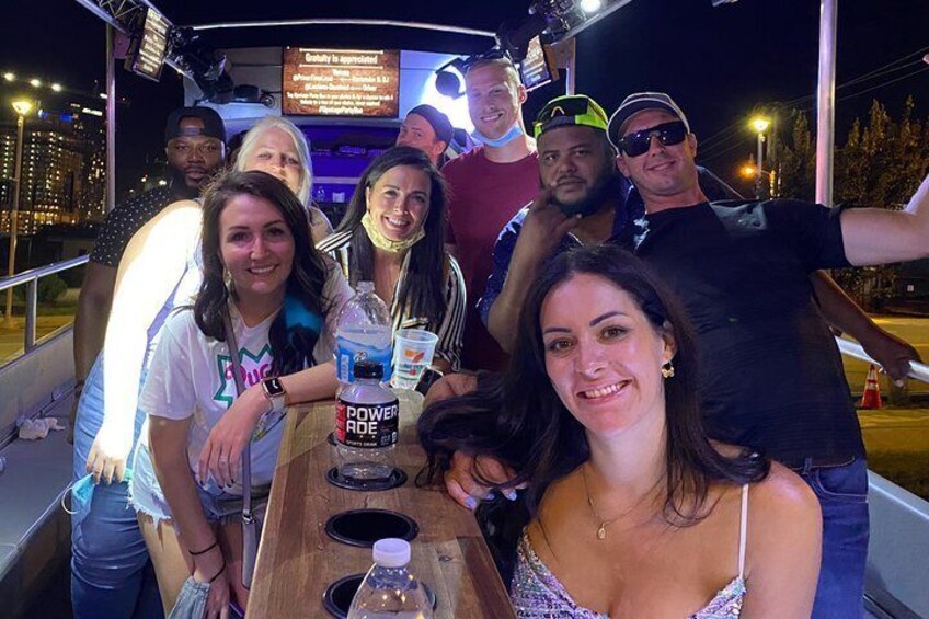 Birthday Parties are always a great time on Upstage Party Bus!