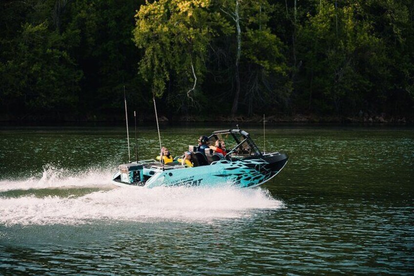 Thrilling Jet Boat and Helicopter Adventure in the Smokies