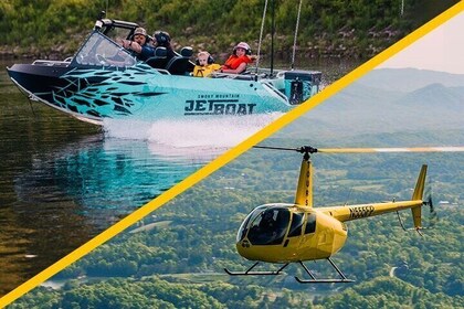 Thrilling Jet Boat and Helicopter Adventure in the Smokies