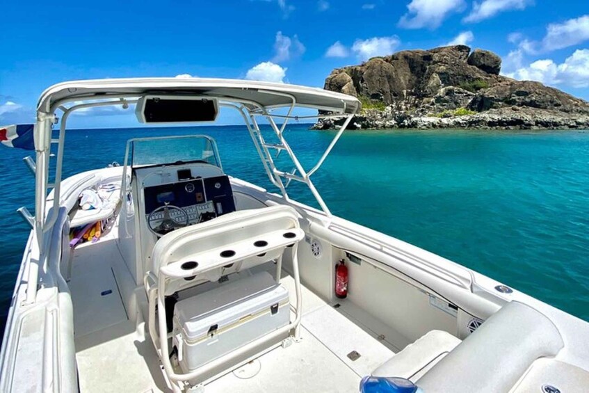 Picture 2 for Activity St Martin: Full-Day Private Boat Tour to Anguilla w/ Drinks