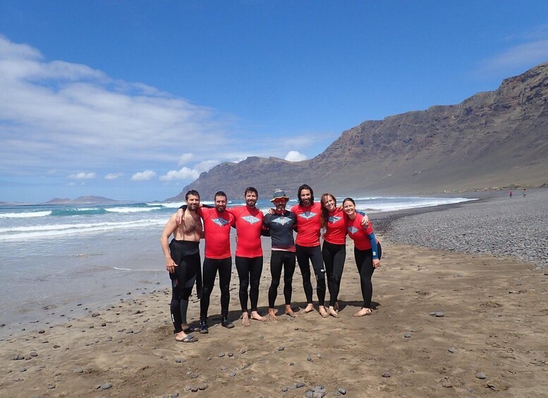 Picture 12 for Activity Lanzarote: Longboard surf lesson on Famara beach all levels