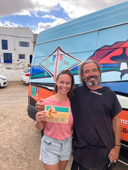 Picture 15 for Activity Lanzarote: Longboard surf lesson on Famara beach all levels