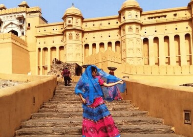 Forts & Paläste Tour von Jaipur geführte Tour mit AC Auto