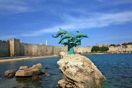 Odyssée privée de Rhodes : Lindos, Kallithea, Panorama de la ville