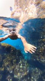 Snorkeling excursion Haxhi Aliu Cave, Ionian Gorges et Hilqe Cliffs