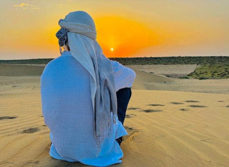 camel, jeep ride. dinner, breakfast, night in desert.