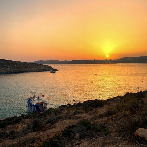 From Bugibba: Blue Lagoon Sunset Cruise