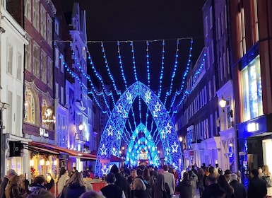 Londres: recorrido privado a pie por las luces navideñas y los mercados