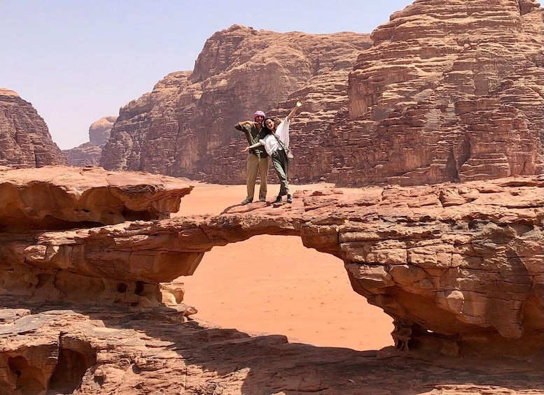 Picture 4 for Activity 2H Jeep Tour Morning or Sunset Wadi Rum Desert Highlights