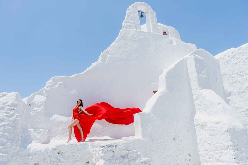 Picture 13 for Activity Mykonos: Flying Dress Photoshoot