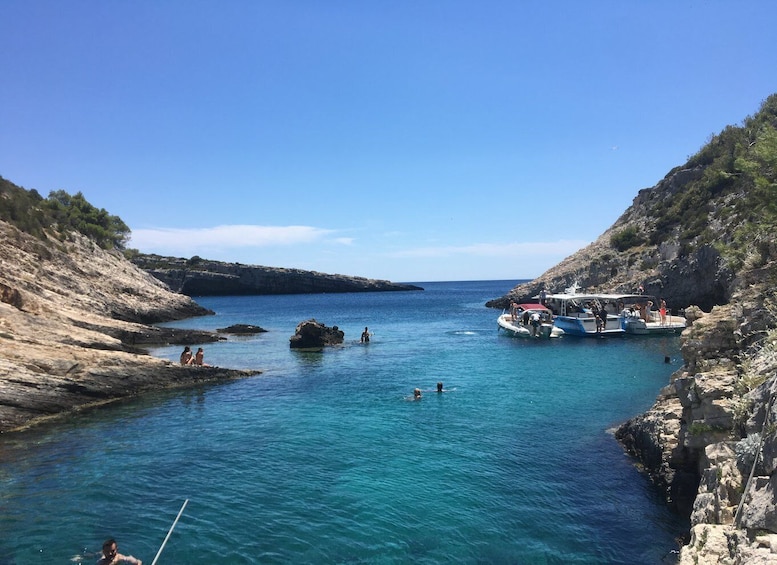 Picture 1 for Activity From Hvar: Blue Cave, Green Cave & 5 Islands Speedboat Tour