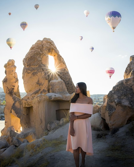 Picture 9 for Activity Cappadocia: Sunrise Hot Air Balloon Watching Experience