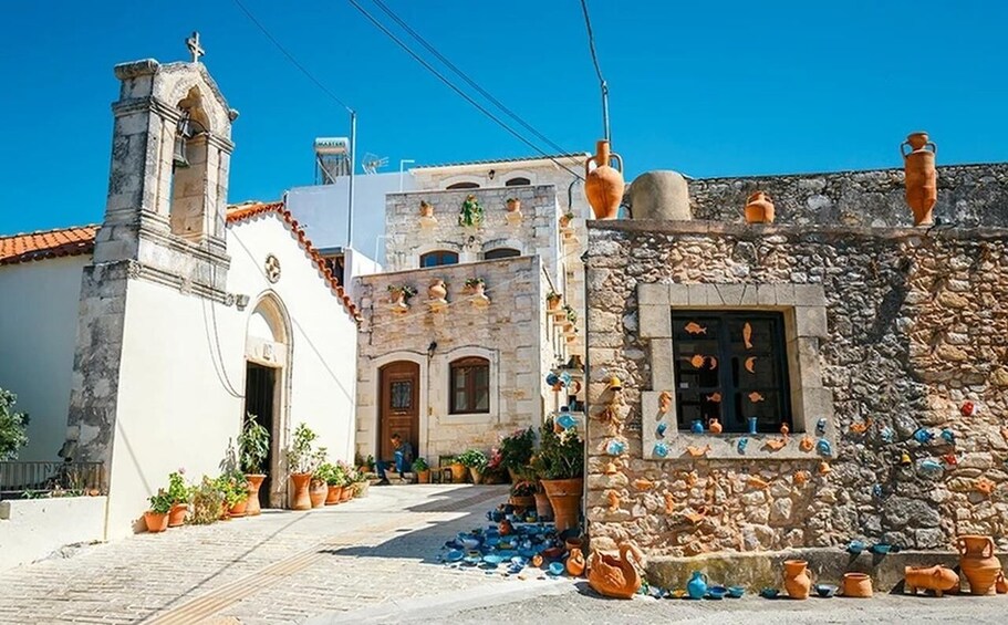 Picture 1 for Activity Rethymno: Melidoni Cave and Arkadi Monastery Half-Day Trip