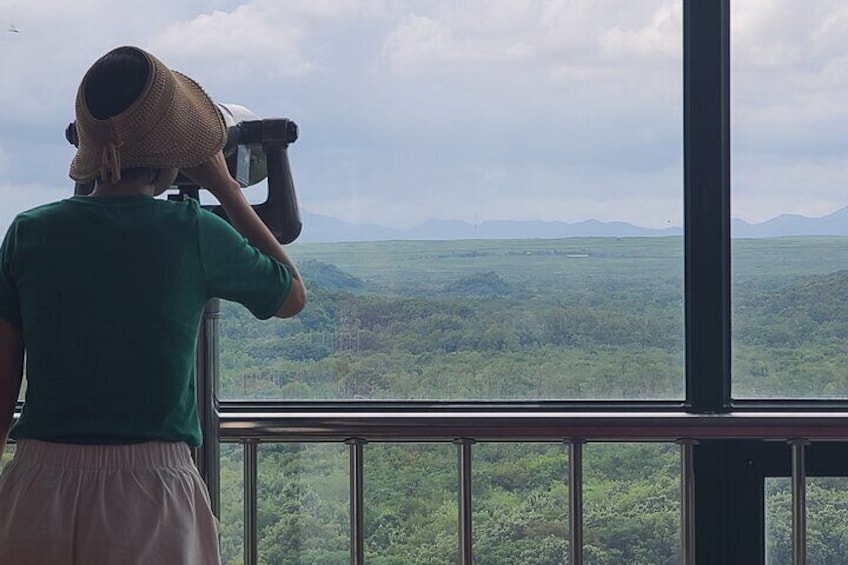 visitors can observe the blood ridge, kim ilsung's high land