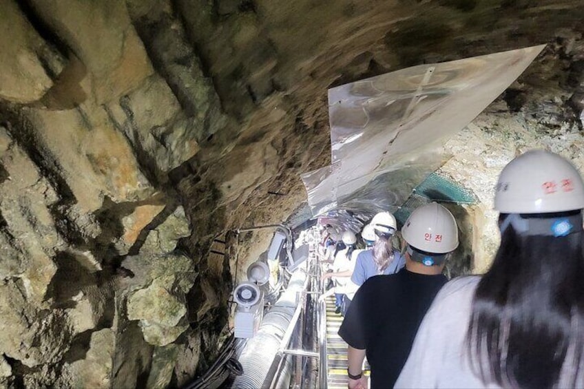 Walking insde the 2nd tunnel