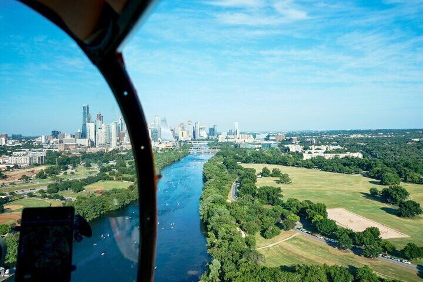 30 Minutes Sunset Helicopter Tour of Austin