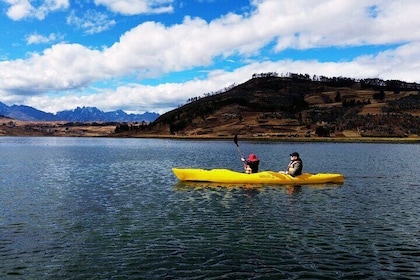 Kayak in Huaypo Lagoon From Cusco