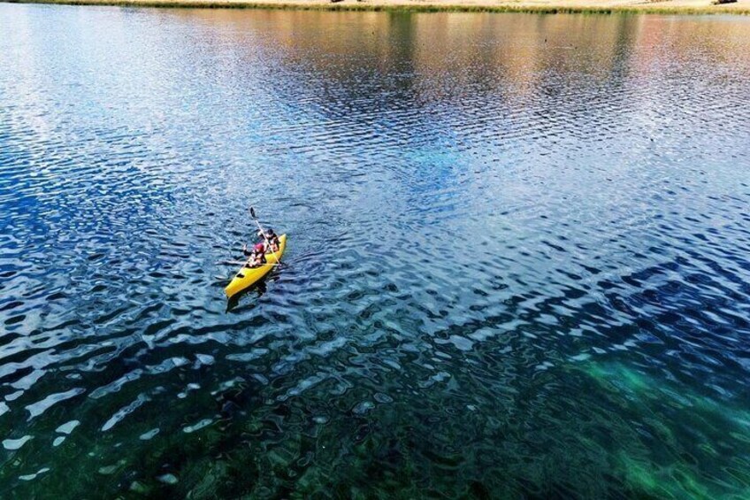 Kayak in Huaypo Lagoon From Cusco