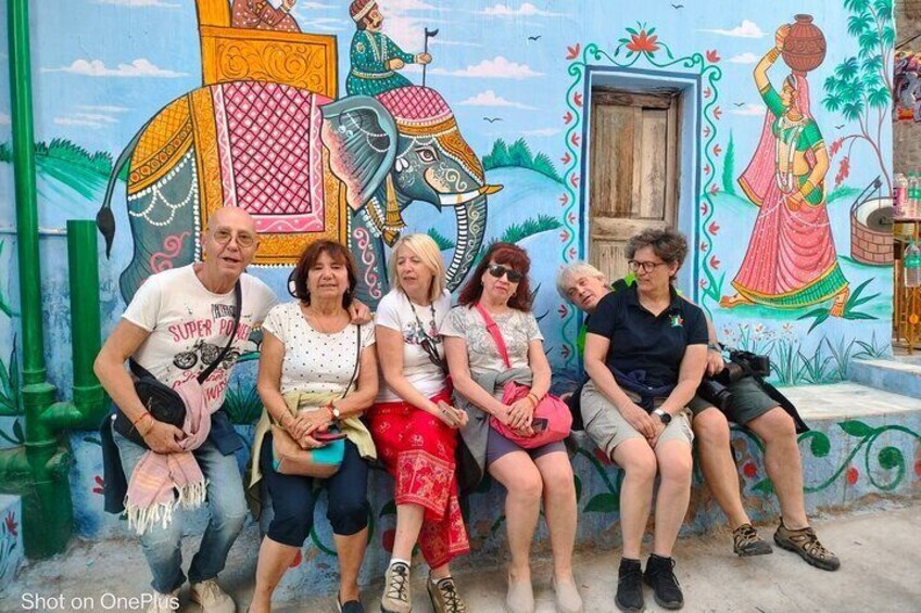 Group in Blue city