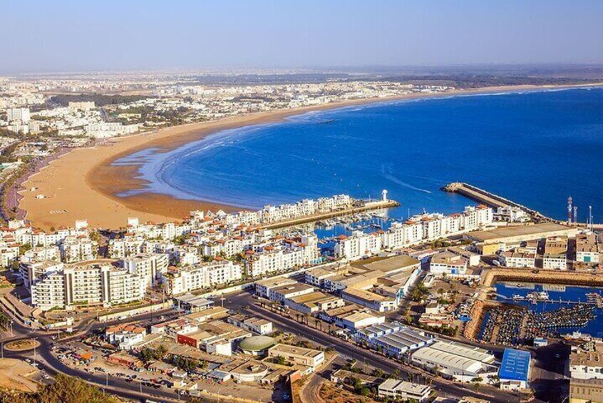 Agadir or Taghazout Cable Car Ticket with City Tour Option