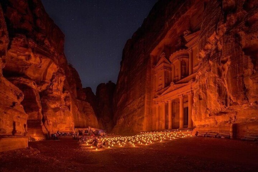 Petra's story in Petra by Night