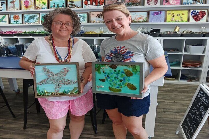 Glass Art classes are a greate bonding experience for all ages. 