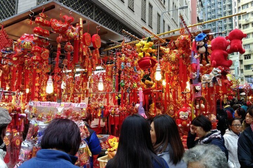 Street markets in Hong Kong