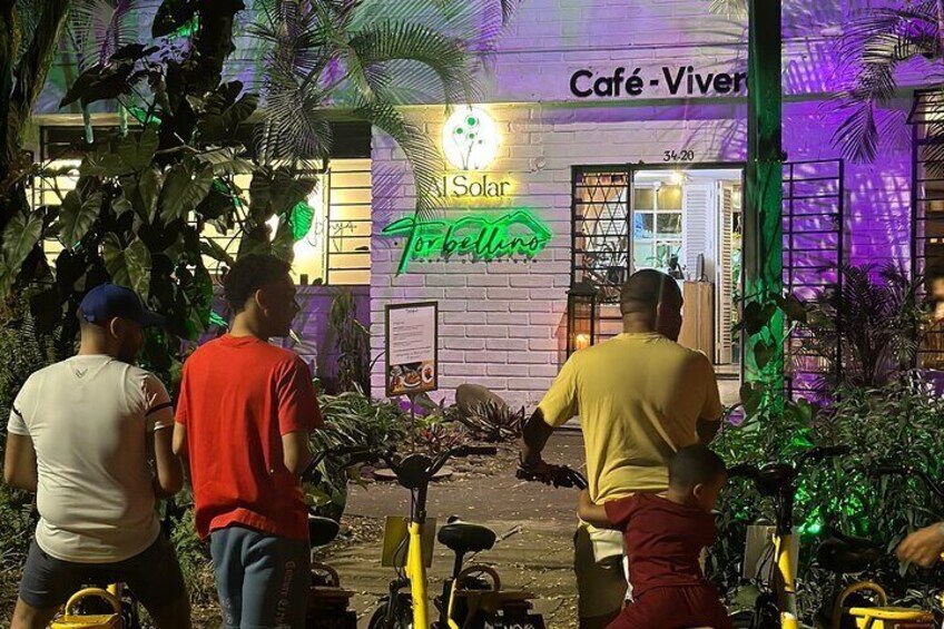 Private Night Tour by Electric Bike Medellin 
