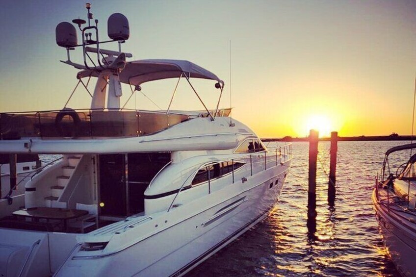 70ft Luxury Yacht Sunset Night Private Charter