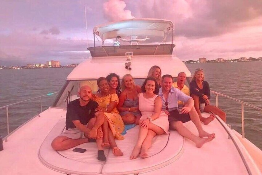 70ft Luxury Yacht Sunset Night Private Charter