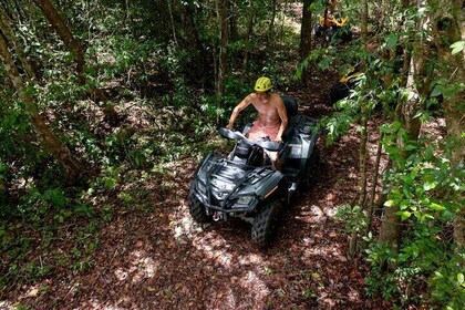 Puerto Morelos Tour with quad bike, Zipline, and Cenote