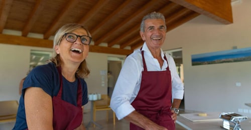 Bardolino: Gardasjøen Pasta Cooking Class på Agritourism