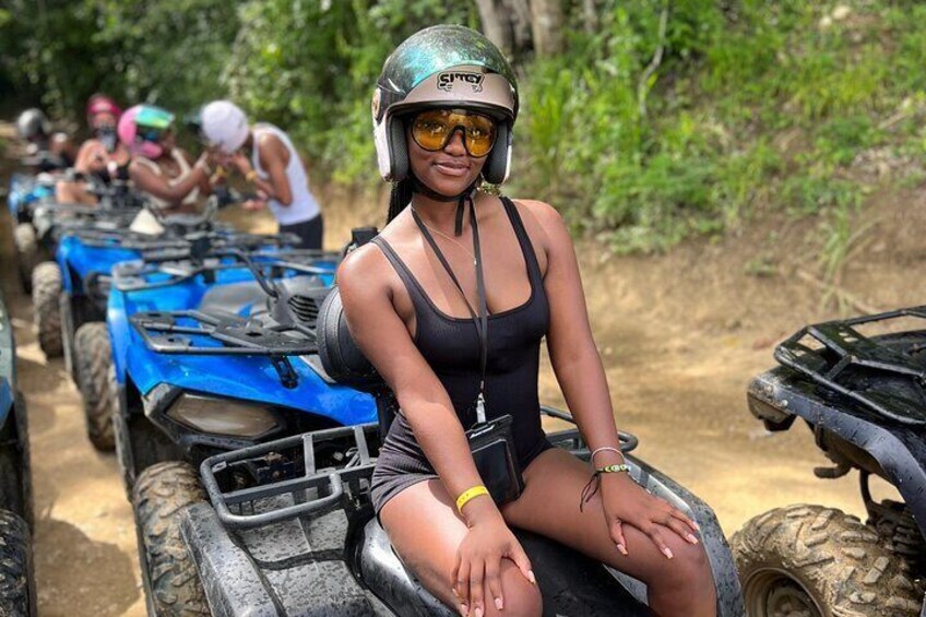 Bamboo Rafting, ATV and Ricks Café in Jamaica Tour