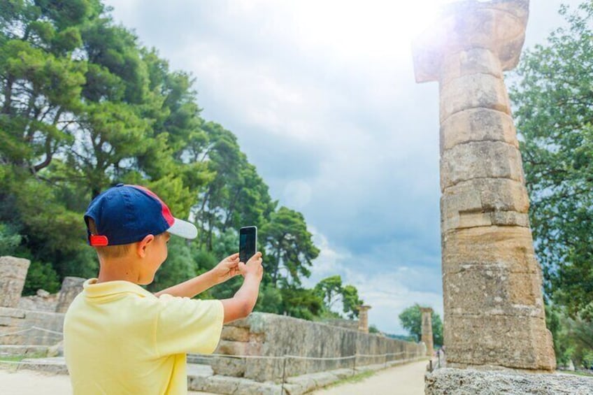 Private Guided Historical Tour of Ancient Olympia for Kids
