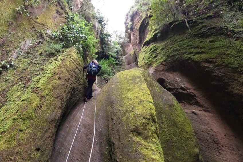 Canyoning in Los Arcos