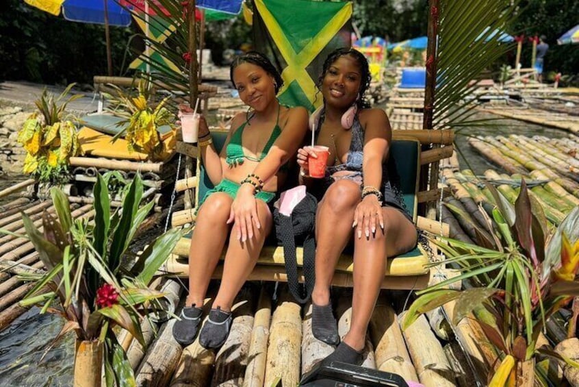 Bamboo Rafting, Catamaran Party Cruise and Snorkeling in Jamaica