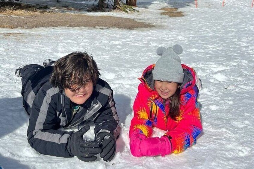 Private Sledding Rocky Mountain National Park Winter Tour