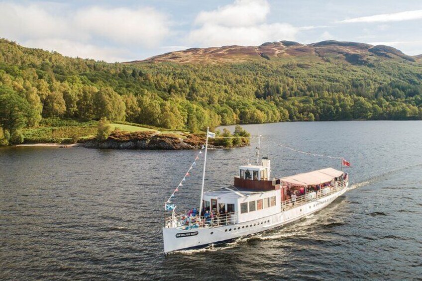 Steamship Cruise, Sheepdog Demo, Foraging Walk, Trossachs Trail