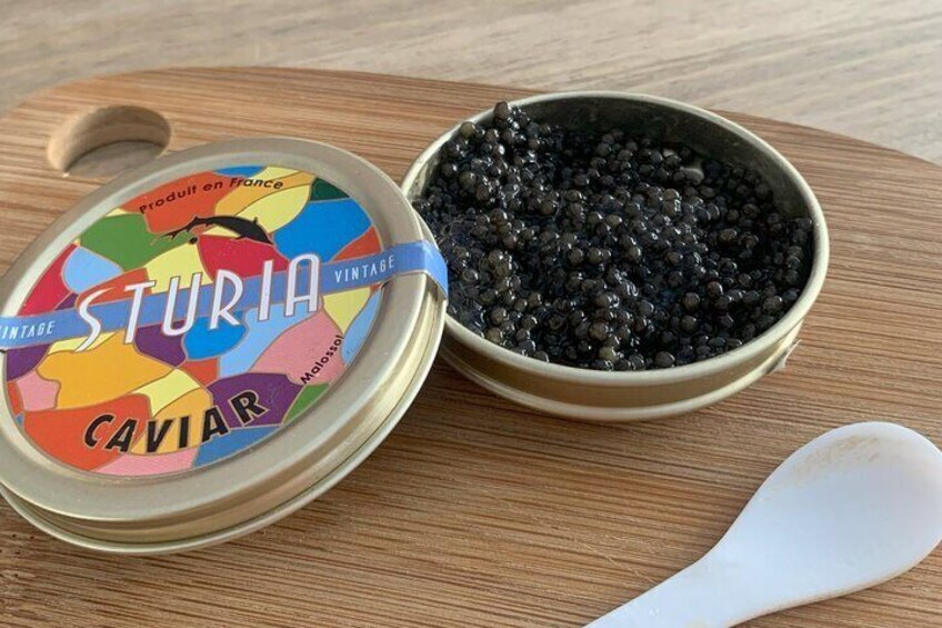 food and wine pairing Olala Caviar