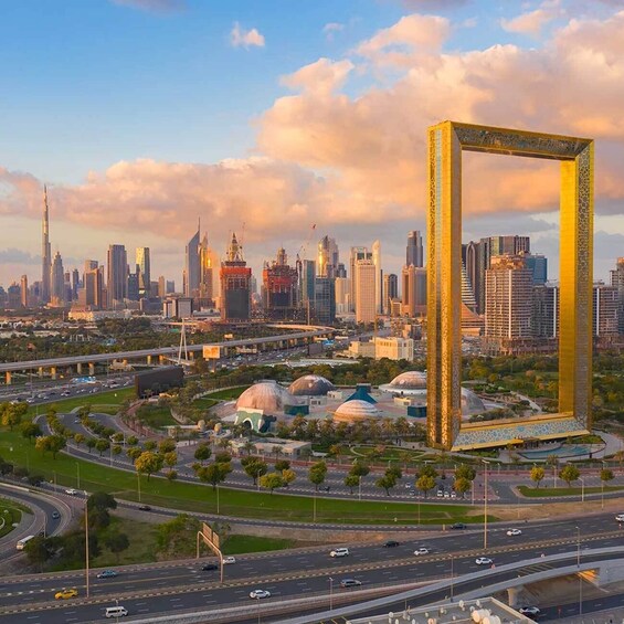 Discover Dubai: Aya Universe & Dubai Frame with Private Pickup & Dropoff