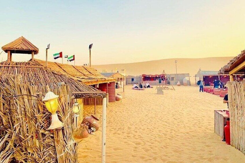 Red Dunes Desert Safari with BBQ Dinner, Camel Riding & Live Show