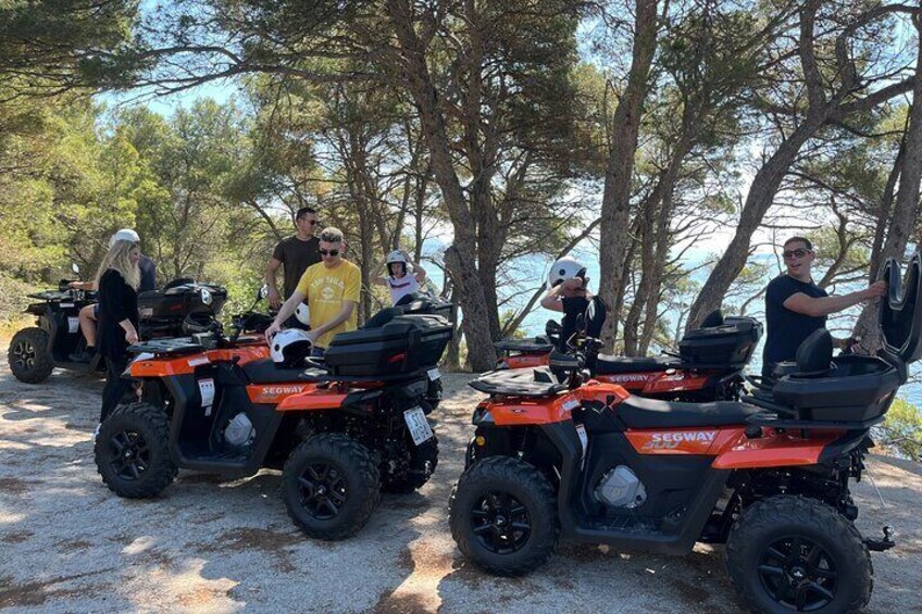 From Split & Trogir: ATV Quad Tour on Island Čiovo