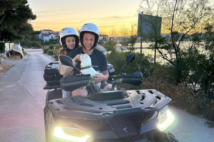 From Split & Trogir: ATV Quad Tour on Island Čiovo