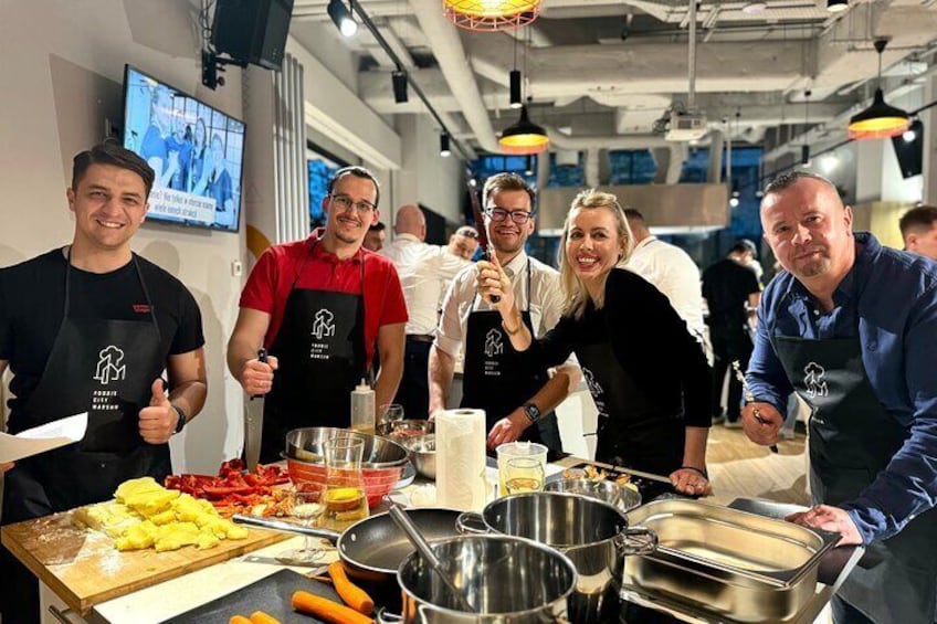 Cooking masterclass warsaw - English speaking