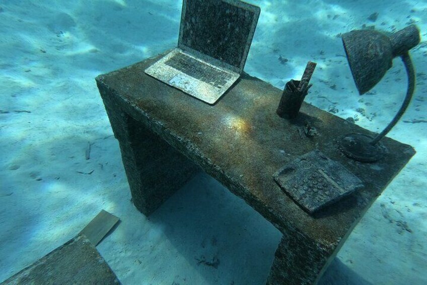 Our underwater office