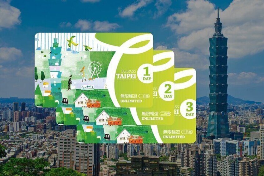 Taipei Unlimited Fun Pass 30+ Attractions, Transports & More