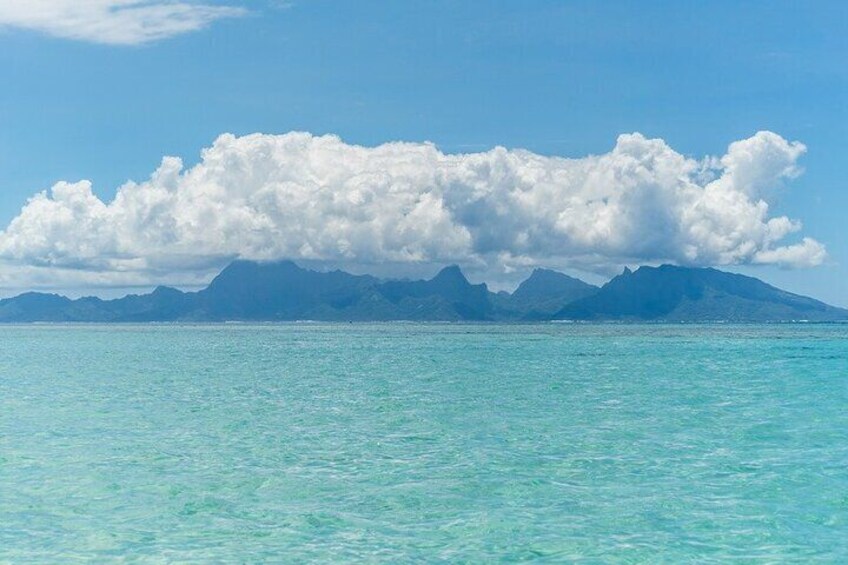 View in Tahiti from Moorea