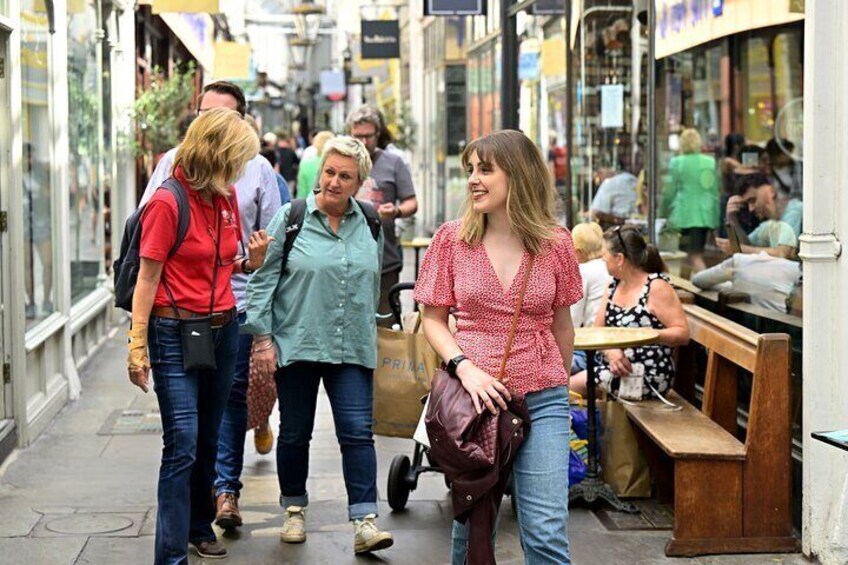 Visit Cardiff's beautiful arcades. 