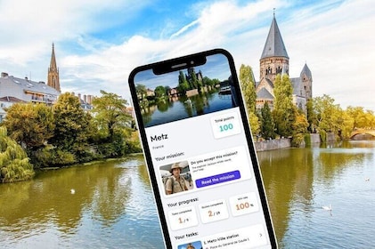 Metz Exploration Private Game and City Tour on your Phone