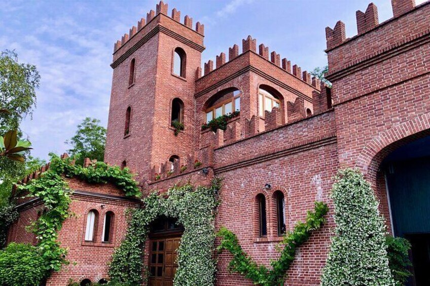 The Castle winery where the Family Conti manage the production and tasting